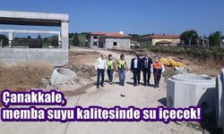 Çanakkale, memba suyu kalitesinde su içecek!