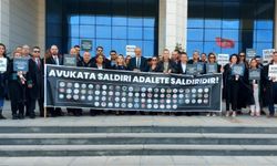 Çanakkale'de avukatlar, şiddet ve saldırılara karşı ses yükseltti (VİDEO)