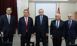 Cumhurbaşkanı Erdoğan Kore Dışişleri Bakanı Jin ile görüştü