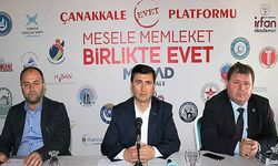 Çanakkale’de 43 STK ‘Evet’ diyeceğini açıkladı (VİDEO)