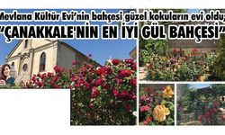Mevlana Evi’nin rengarenk gülleri stresten uzaklaştırıyor