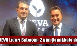 DEVA Lideri Babacan 2 gün Çanakkale’de