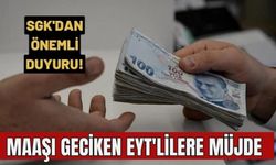 Maaşı geciken EYT'liye avans müjdesi