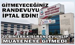 İl Sağlık Müdürlüğünden Randevu Uyarısı!