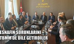 Esnafın sorunlarını TBMM’de dile getirdiler