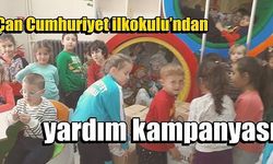 Çan Cumhuriyet ilkokulu’ndan yardım kampanyası