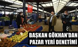 Başkan Gökhan Pazar Yerini Denetledi