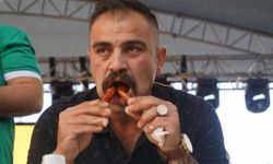 Ciğer Festivali'nde 'ağlatan' acı biber yarışması
