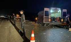 Saatlerce trafiğe kapalı olan Bursa-İzmir yolu tekrar açıldı