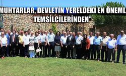 'Devletin yereldeki en önemli temsilcilerinden olan muhtarlarımız'