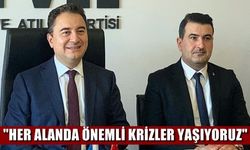 Babacan; “Her alanda önemli krizler yaşıyoruz”