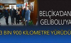  Belçika’dan Gelibolu’ya 3 bin 900 kilometre yürüdü