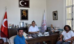 Başkan Aslan'dan İl Müdürü Kemal Dokuz'a nezaket ziyareti