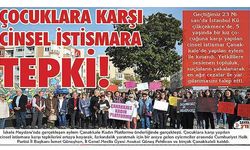 Çocuklara karşı cinsel istismara Çanakkale’den tepki!
