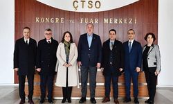 Ziraat Bankası yetkilileri ÇTSO’ya konuk oldu