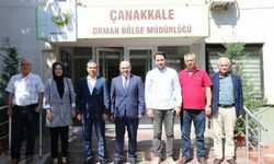 AK Parti Çanakkale teşkilatından Orman Bölge Müdürü Demirci'ye ziyaret