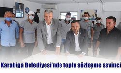 Karabiga Belediyesi’nde toplu sözleşme sevinci