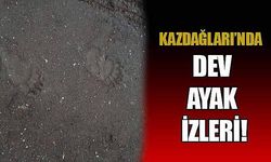  Kazdağları'nda dev ayak izleri 