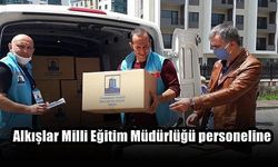 İl Milli Eğitim Müdürlüğü, Vefa Sosyal Destek Grubuna yardım kolileri ile destek verdi