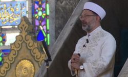 Diyanet İşleri Başkanı Ali Erbaş, Ayasofya Camii’nde Cuma hutbesini Filistin için okudu