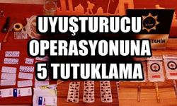 Çanakkale'de uyuşturucu operasyonuna 5 tutuklama