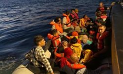Ezine açıklarında 39 kaçak göçmen yakalandı