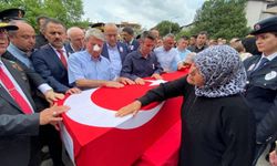 Çanakkale şehidini uğurladı (VİDEO)