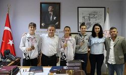Başarılı Taekwondoculardan Alp’e Ziyaret