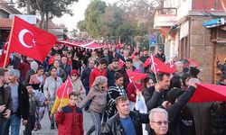 Gökçeada’da şehitlere saygı için sessiz yürüyüş