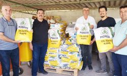 Hibeli Kanola Tohumları Üreticilere Dağıtıldı
