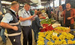 Zabıta ekiplerinden Cuma Pazar’ında denetim