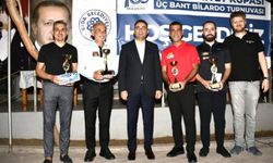 Biga'da bilardo tutkunları bir araya geldi