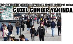 Çanakkale vaka sayıları büyük oranda düştü