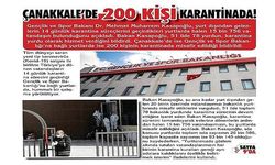 Çanakkale’deki yurtlarda 200 kişi karantinada!