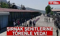 Şırnak şehitleri törenle memleketlerine uğurlanıyor (VİDEO)