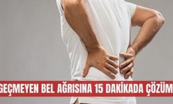 Geçmeyen bel ağrısına girişimsel yöntemlerle 15 dakikada çözüm