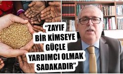 Müftü Kabukçu, ‘sadaka’ hakkında bilgi verdi