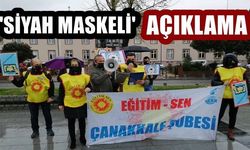 Eğitimcilerden ‘siyah maskeli’ açıklama