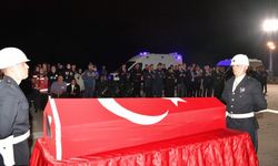 Şehit polisin naaşı memleketine uğurlandı