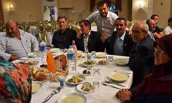 Biga'da muhtarlar iftarda bir araya geldi