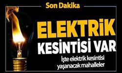 Çanakkale'de elektrik kesintileri olacak!