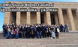 ÇOMÜ Siyasal Bilgiler Fakültesi öğrencilerinden Ankara çıkarması