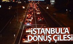 Çanakkale'den İstanbul'a dönüş trafiği!