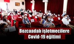 Bozcaadalı işletmecilere Covid-19 eğitimi