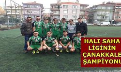 Halı saha liginin Çanakkale şampiyonu