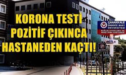 Covid-19 testi pozitif çıkan kadın hastaneden kaçtı!