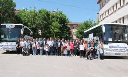 Bayburtlu öğrenciler Çanakkale ve İstanbul gezisine uğurlandı