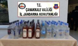 Çanakkale'de kaçak içki operasyonu