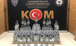 Çanakkale'de sahte içki operasyonu