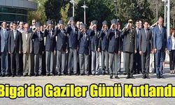  Biga'da Gaziler Günü Kutlandı